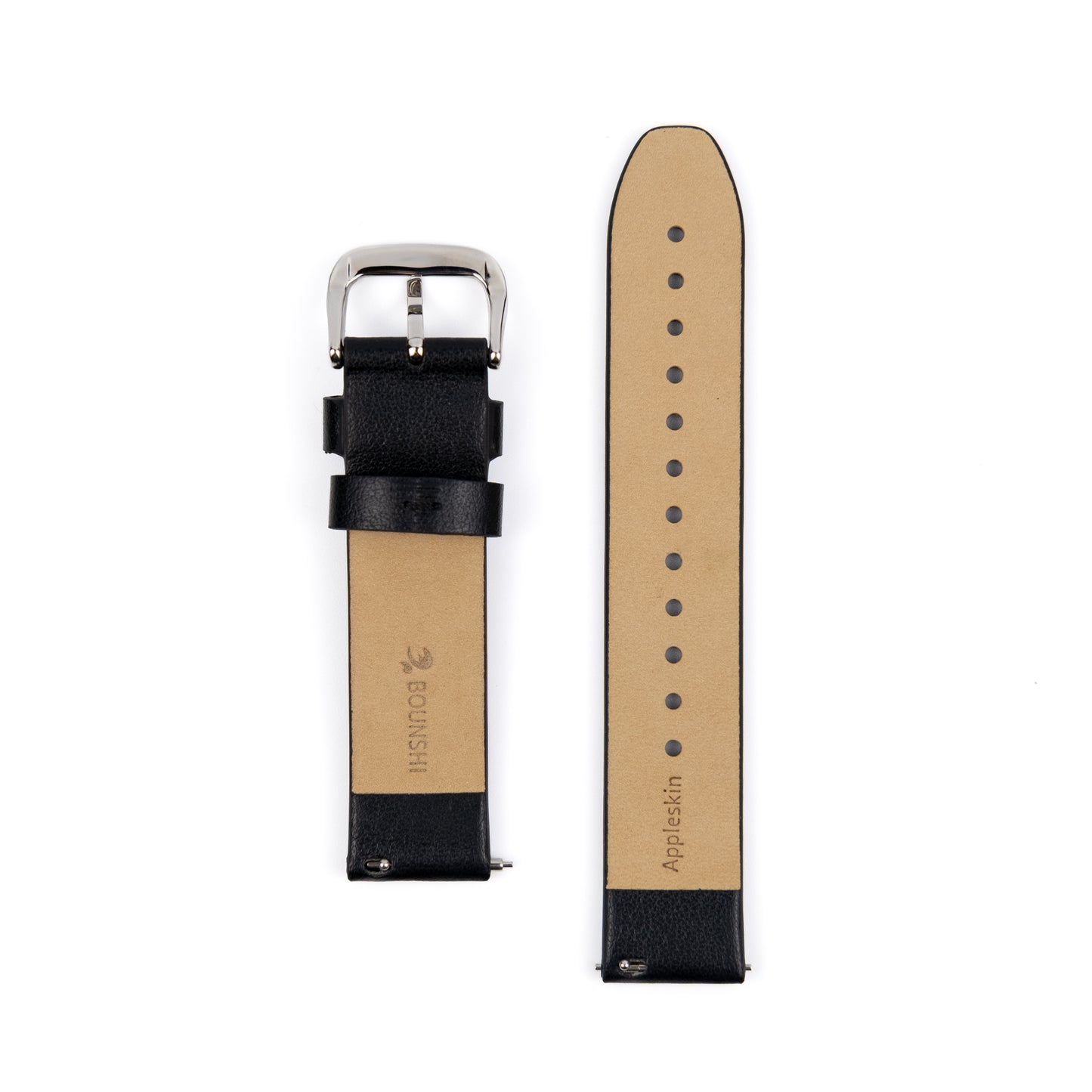 Appleskin Leather Strap - Black