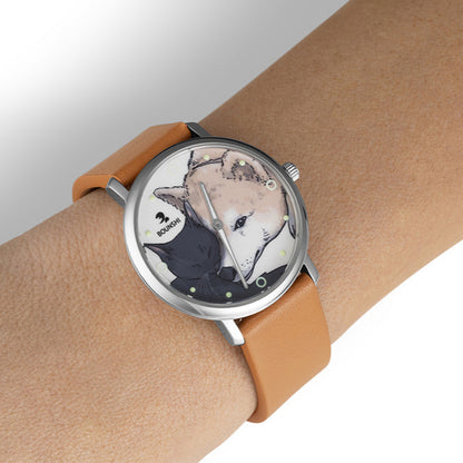 BOUNSHI × @kimkanone_ The Original Bounshi Watch - Brown Strap