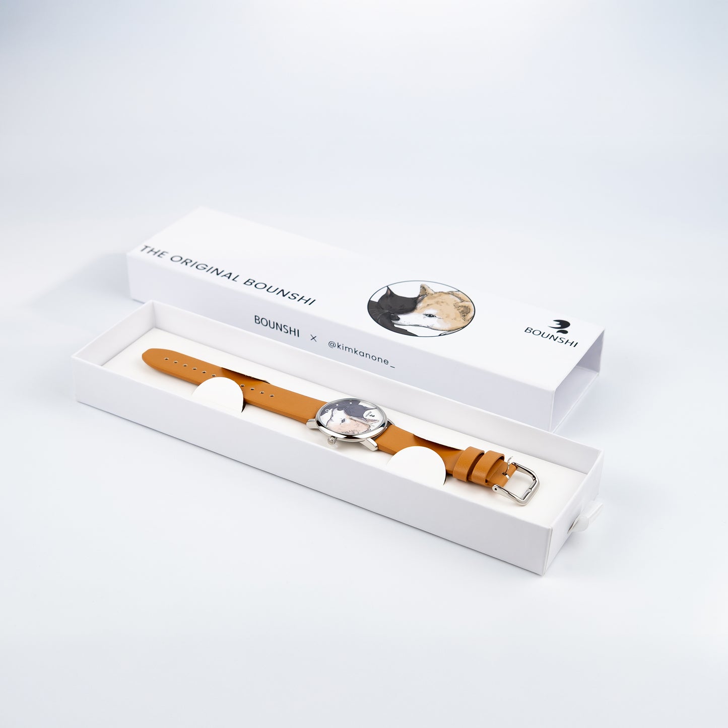 BOUNSHI × @kimkanone_ The Original Bounshi Watch - Brown Strap